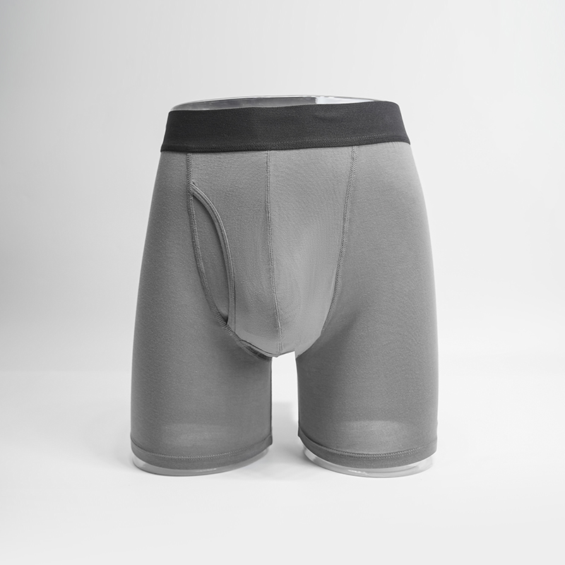 Ademvolle mesh splicing boxer -briefs voor mannen